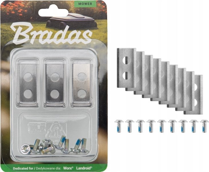 NOŻE DO ROBOTÓW KOSZĄCYCH WORX/LANDROID 9szt. NEUTRAL