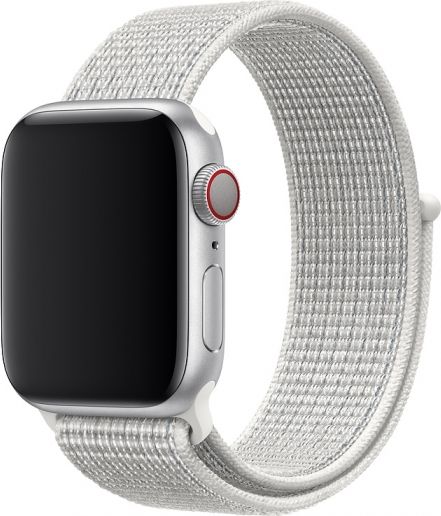 Apple Opaska sportowa Nike w kolorze śnieżnobiałym do koperty 44 mm-MX822ZM/A