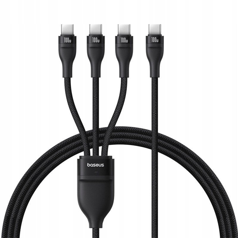 Kabel USB Baseus USB-C - USB-C 1.5 m Czarny (P10377503111-00)