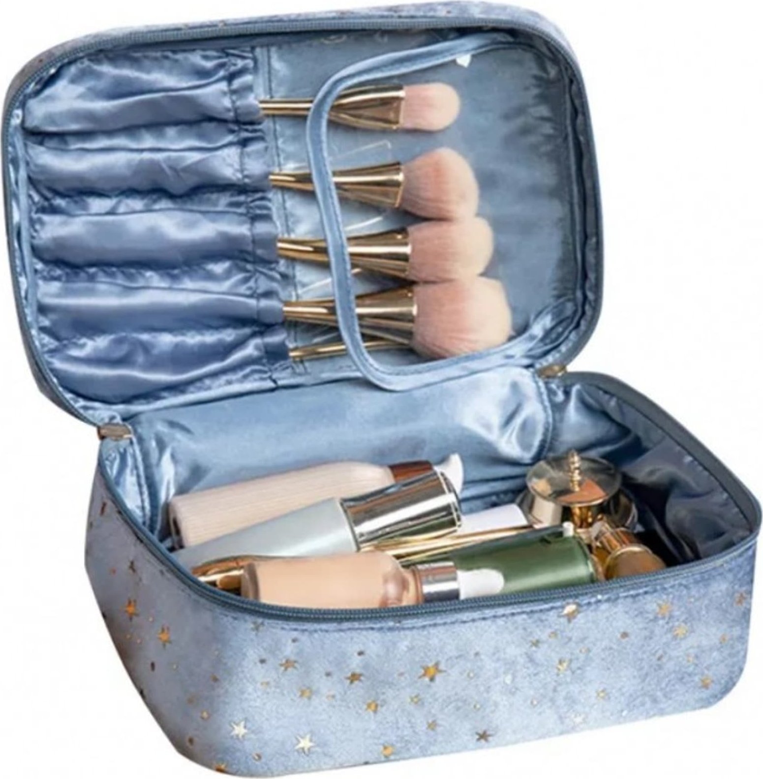 eCarla Kosmetyczka rozkładana z wkładem 2w1 kuferek KS97N