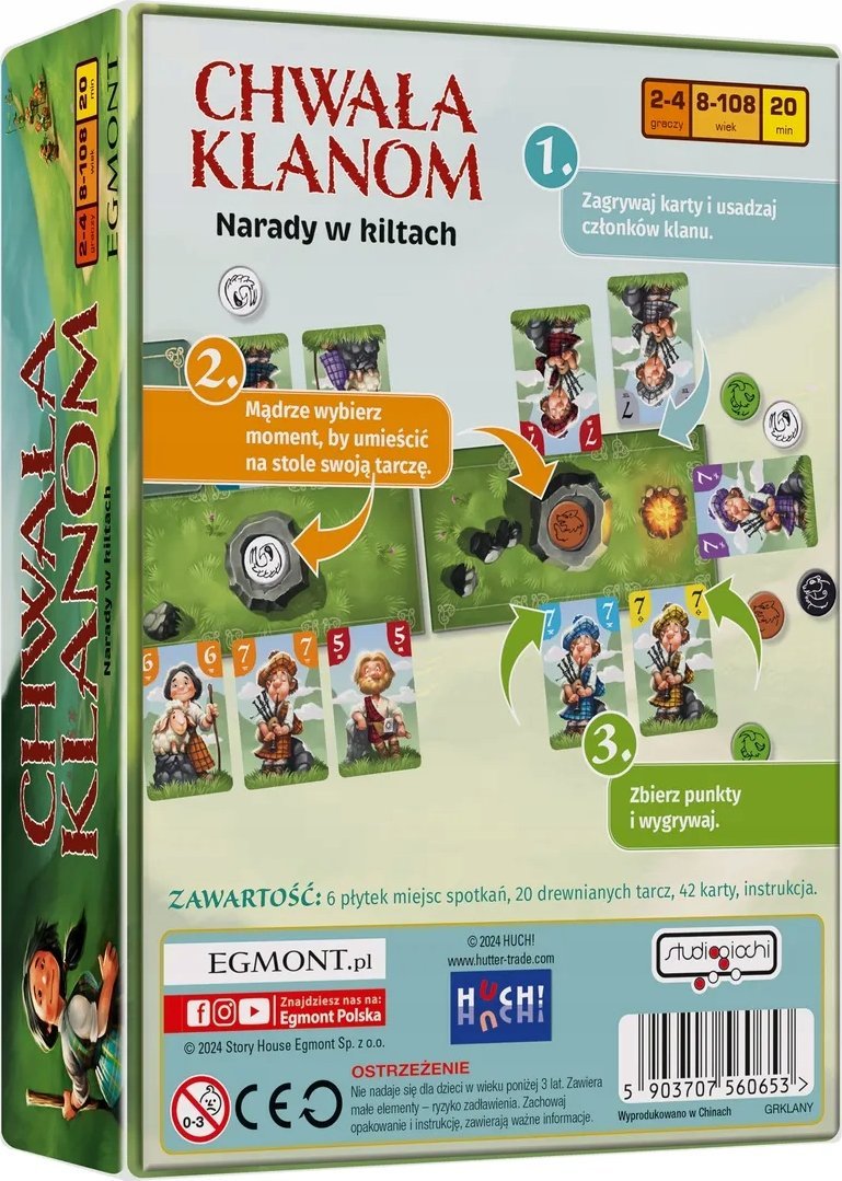 Egmont Chwa³a klanom: Narady w kiltach