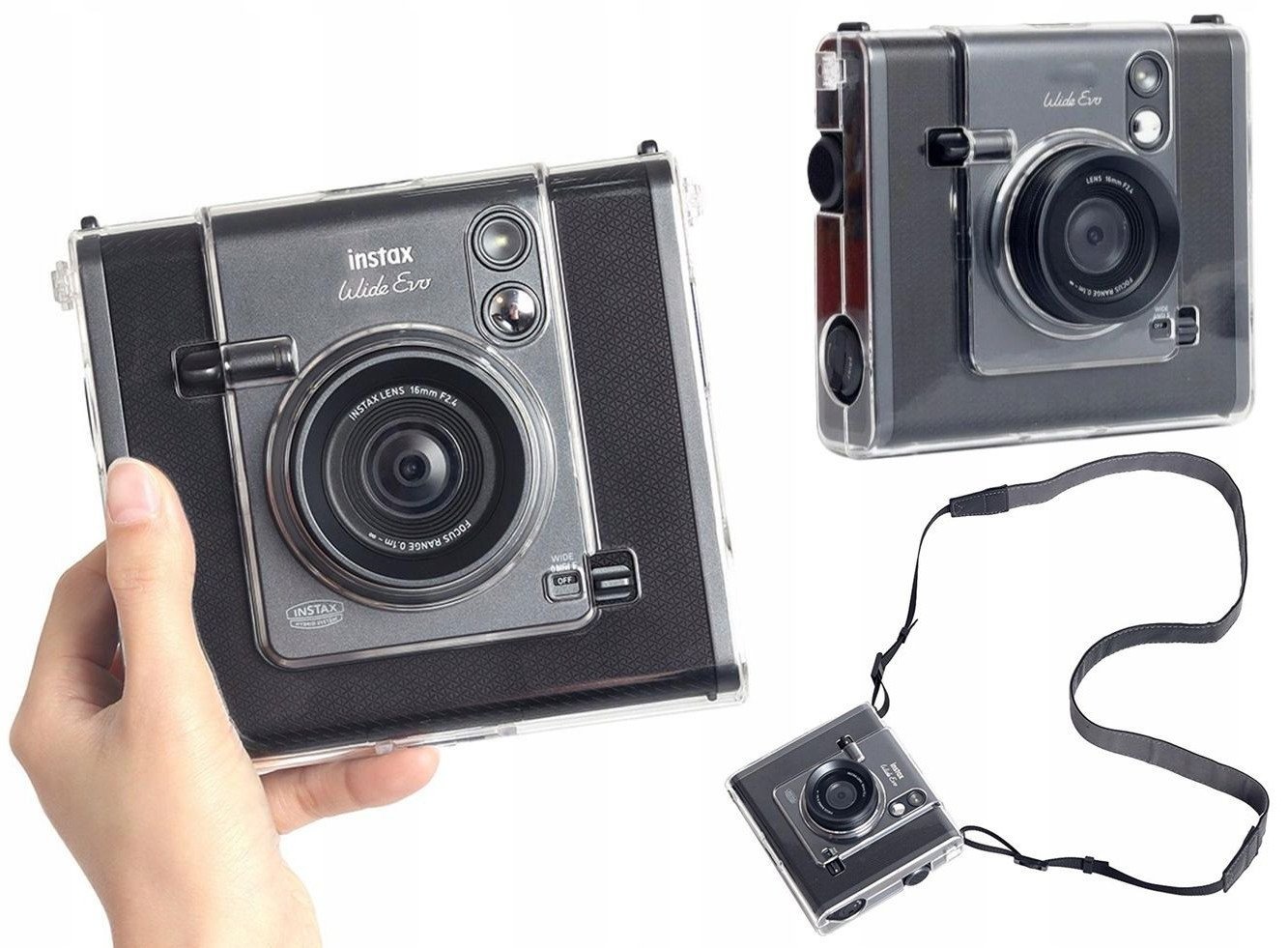 Futerał Sztywny Etui Pokrowiec Case Osłona Do Fujifilm Instax Wide Evo / Puluz / Dca2589t