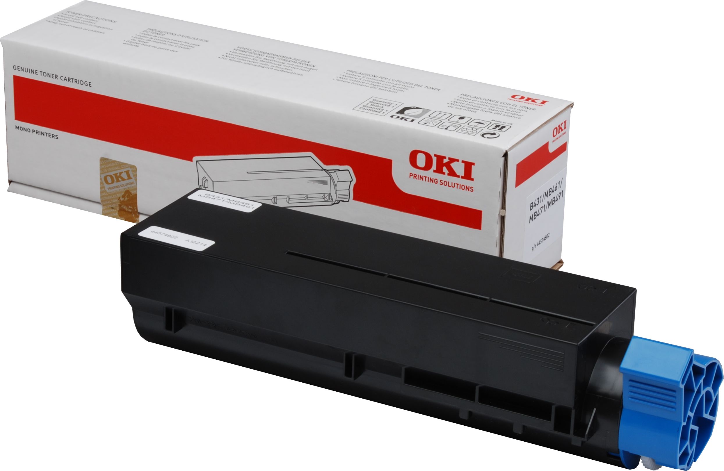 Toner OKI 44574802 Black Oryginał (44574802)