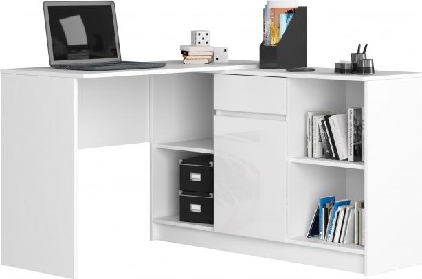 Biurko Fabryka Mebli Akord B-17 Białe 120 cm x 126 cm