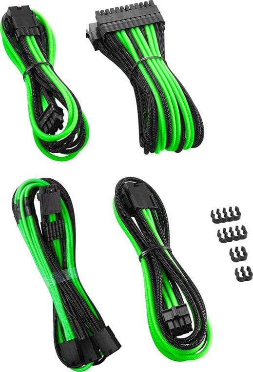 CableMod CableMod PRO ModMesh 12VHPWR Cable Extension Kit - black/light green