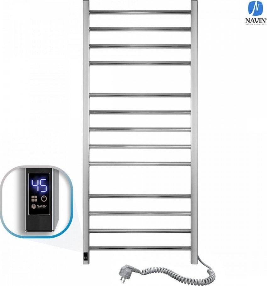 Grzejnik łazienkowy Navin Electric towel dryer Navin Classik Quadro 500*1200 Sensor left 10-016153-5012