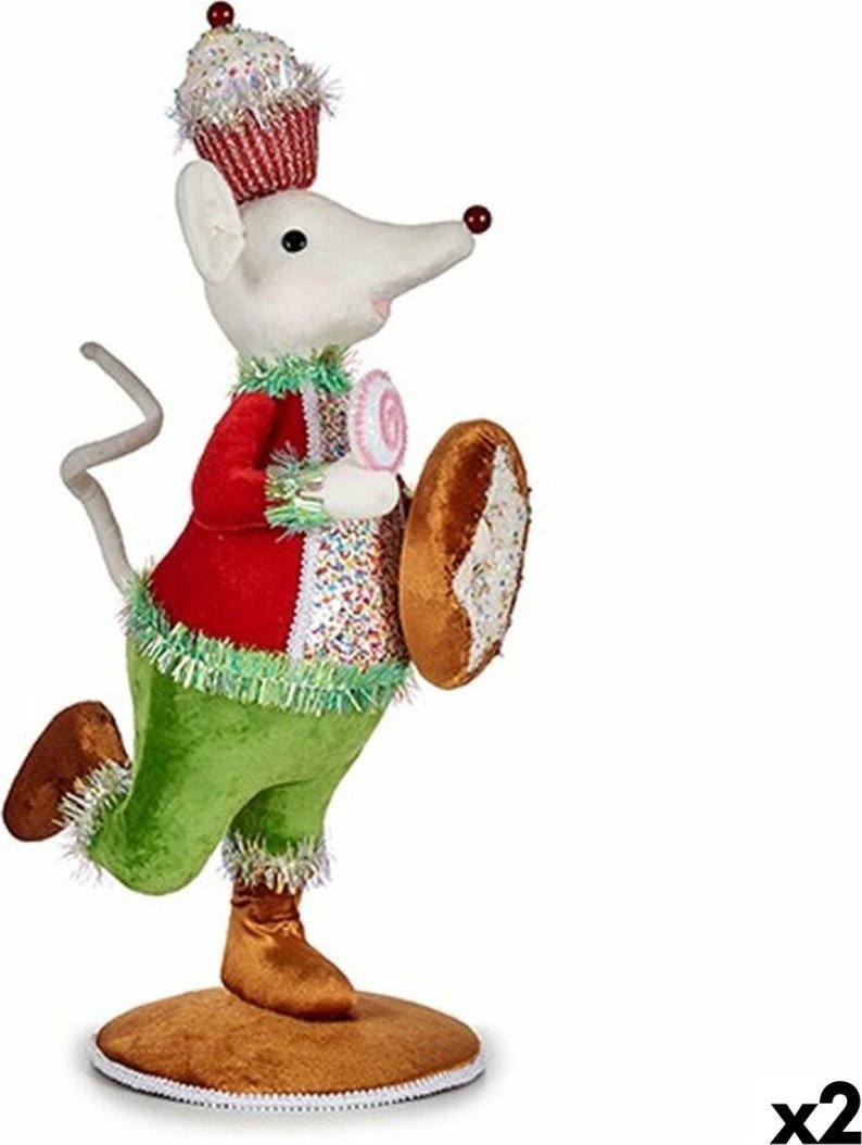 Krist+ Figurka Dekoracyjna Myszka 20 x 55 x 24 cm (2 Sztuk)
