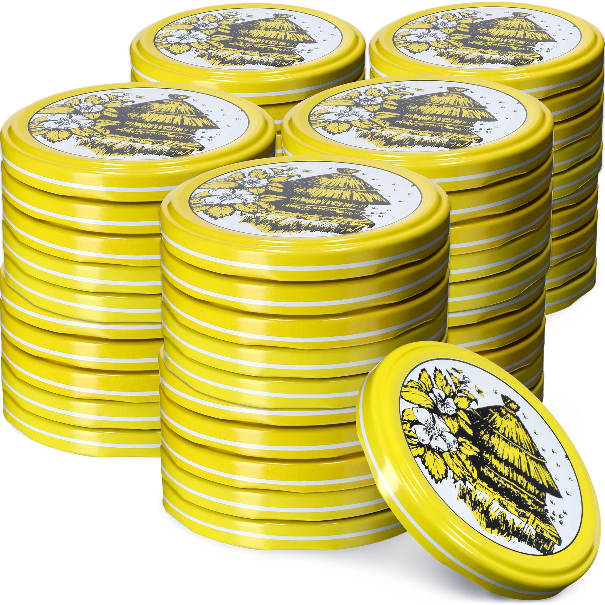 KADAX 50x Zakrętki Do Słoików Fi 66 Nakrętki Na Słoiki Wieczka Przetwory