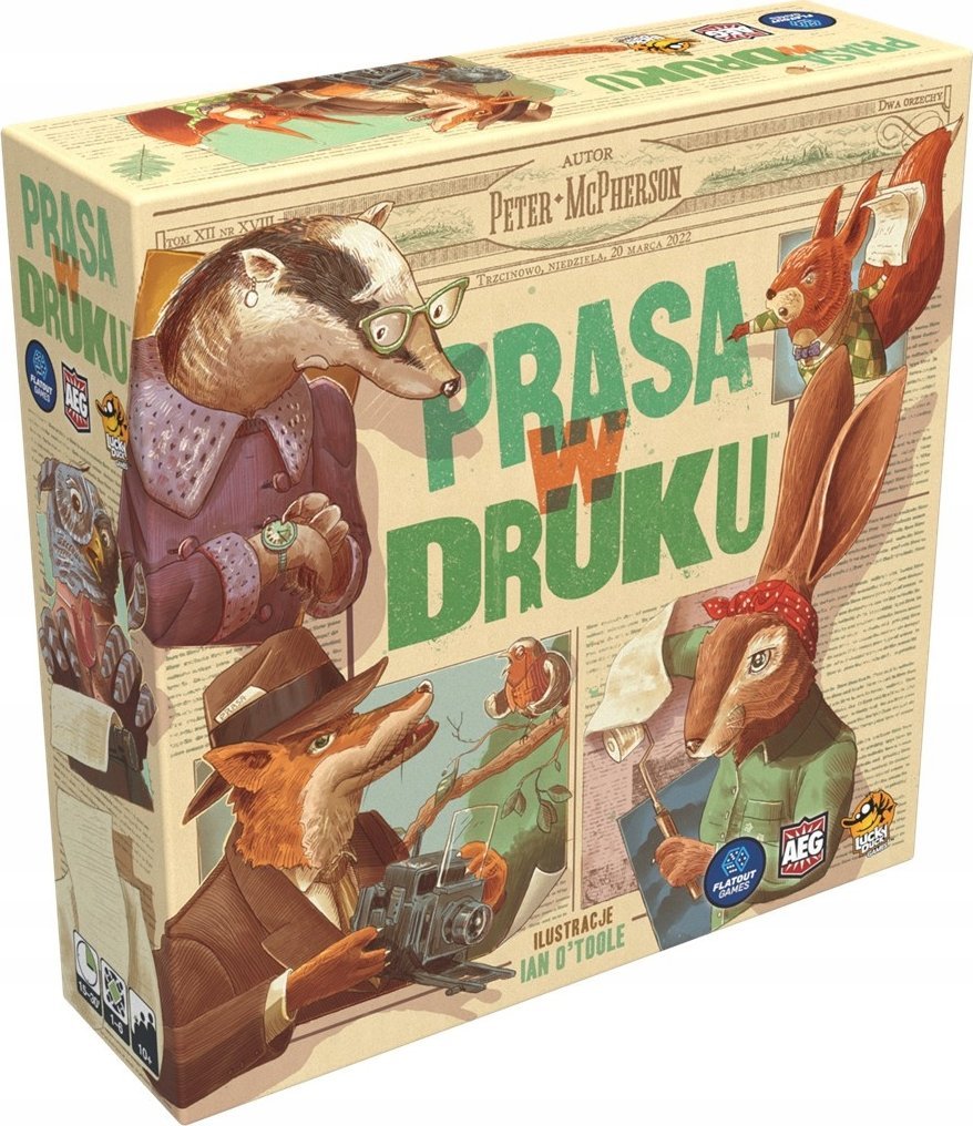 Lucky Duck Games Gra planszowa Prasa w druku