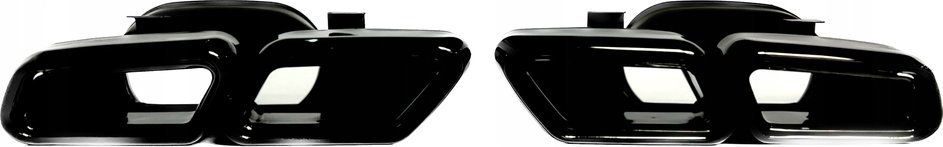 Końcówki tłumika Black MERCEDES S-Class (W222) E-Class (W212) Sedan (S212) T-Model CLS (C218) przed liftem 2013-2017