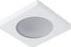 Kanlux Oprawa punktowa FLINI IP44 DSL-W biała kwadratowa bez oprawki 33121