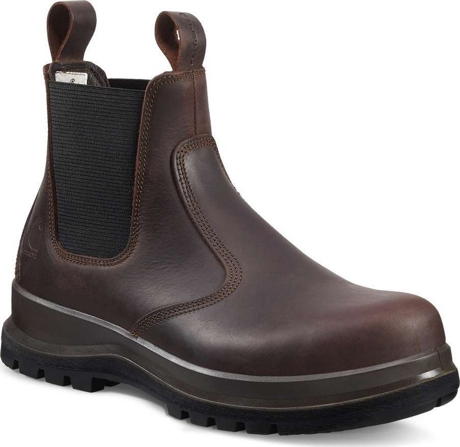 Carhartt Buty Carhartt Carter Chelsea Boot S3 Dark Brown