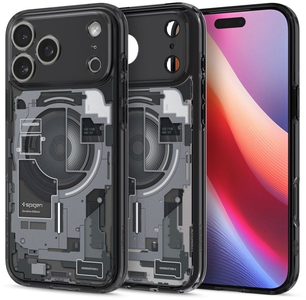 Etui Spigen Ultra Hybrid MagSafe do iPhone 17 Pro, czarne