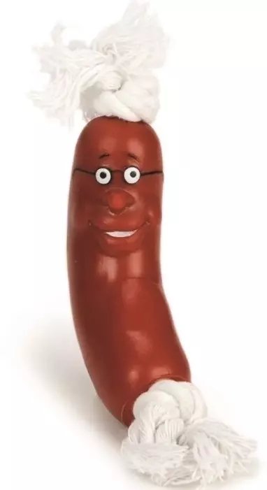 Beeztees Zabawka dla Psa Winylowa Kiełbaska z Liną 20cm