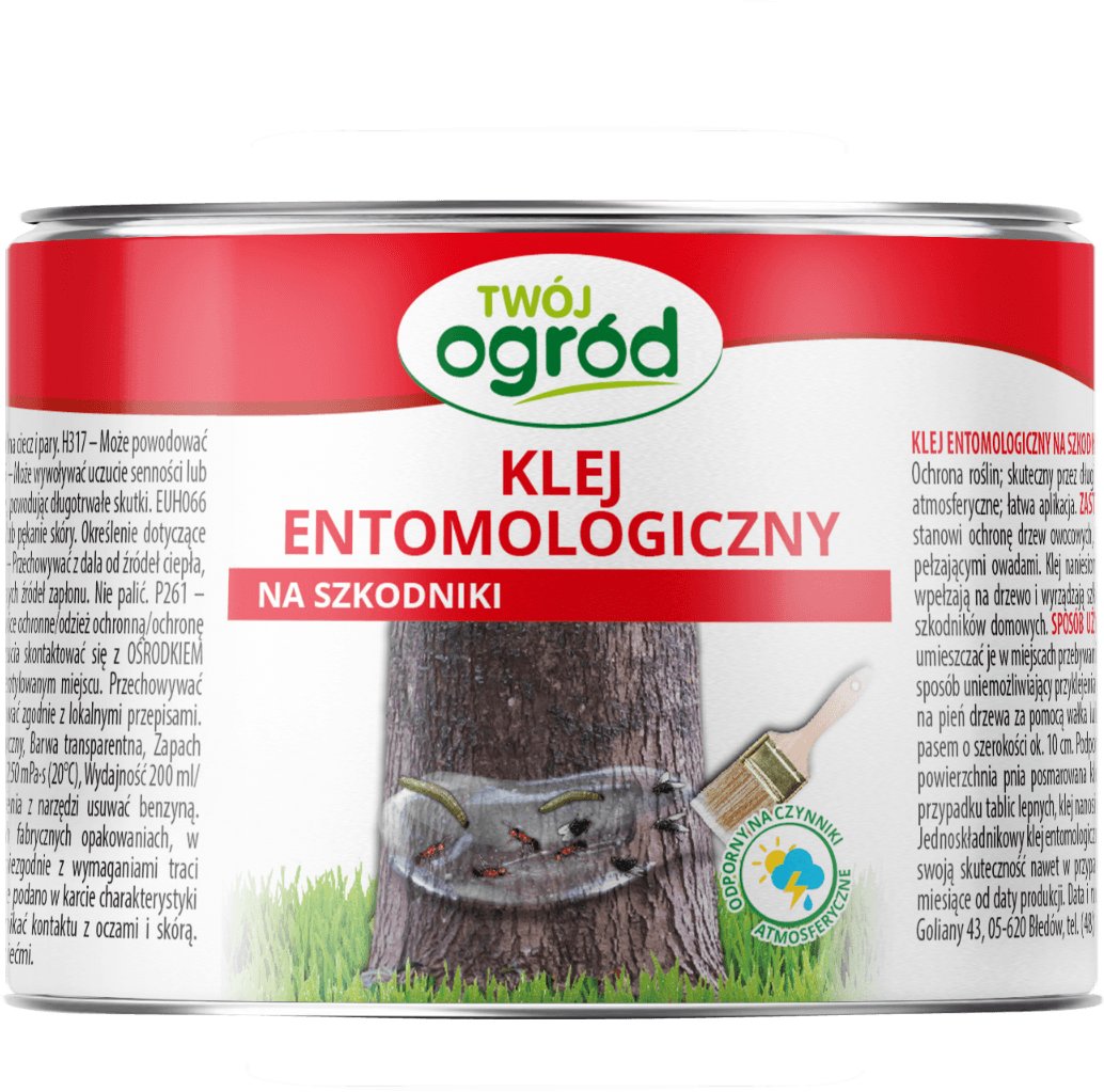 Klej entomologiczny zwalcza owady biegające i latające Twój ogród - bariera na szkodniki 200ml