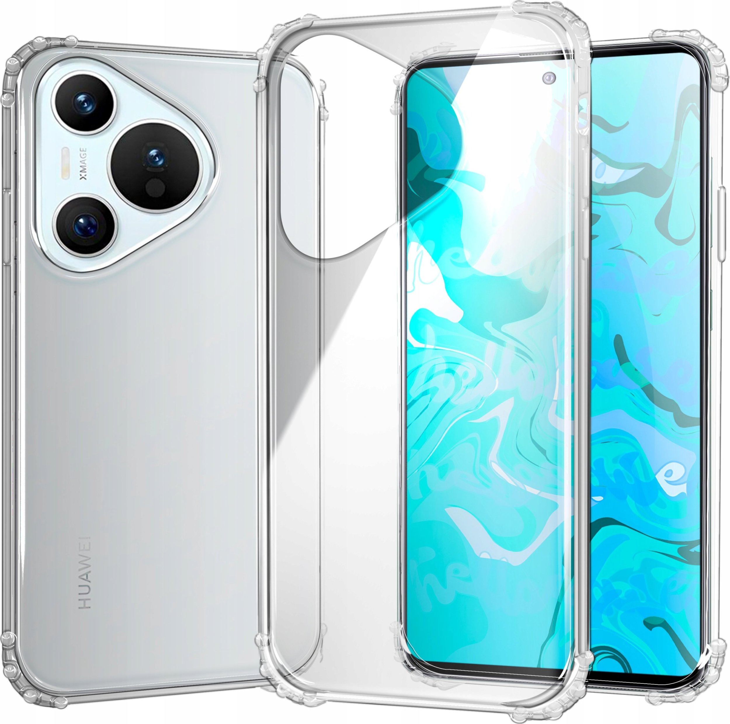 Hello Case ETUI PANCERNE DO HUAWEI PURA 70 | CASE SILIKON GUMOWE SLIM ANTI SHOCK