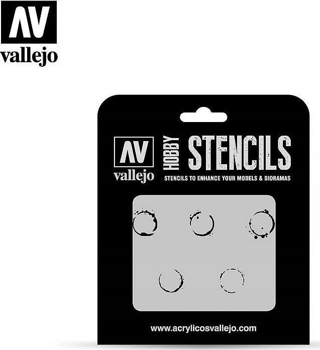Vallejo Vallejo: Stencils - Drum Oil Markings