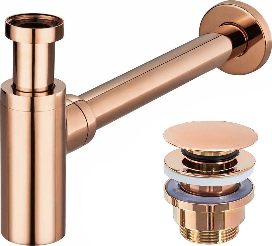 Syfon Rea butelkowy cyprum (REA-A8541)