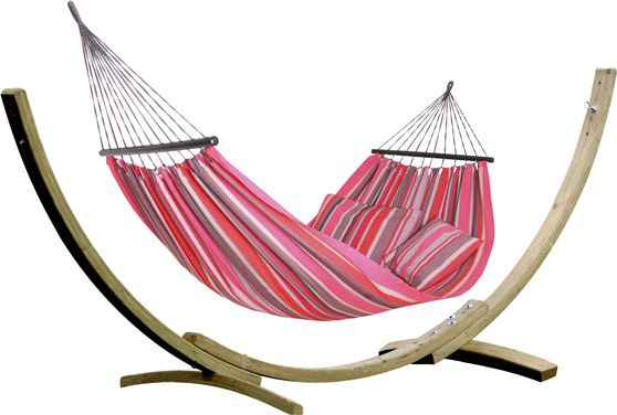 Koala Zestaw tęczowy, Lava Hamak HS-218 + stojak Aztek