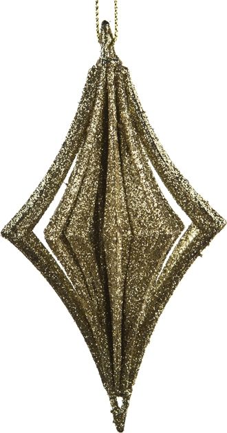 Witek Home 4x Bombka złota bączek