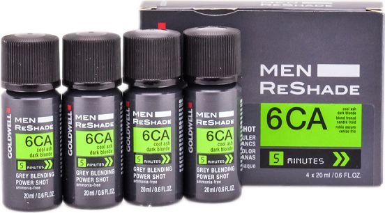 Goldwell Men Reshade 6CA Zestaw 4 x 20 ml