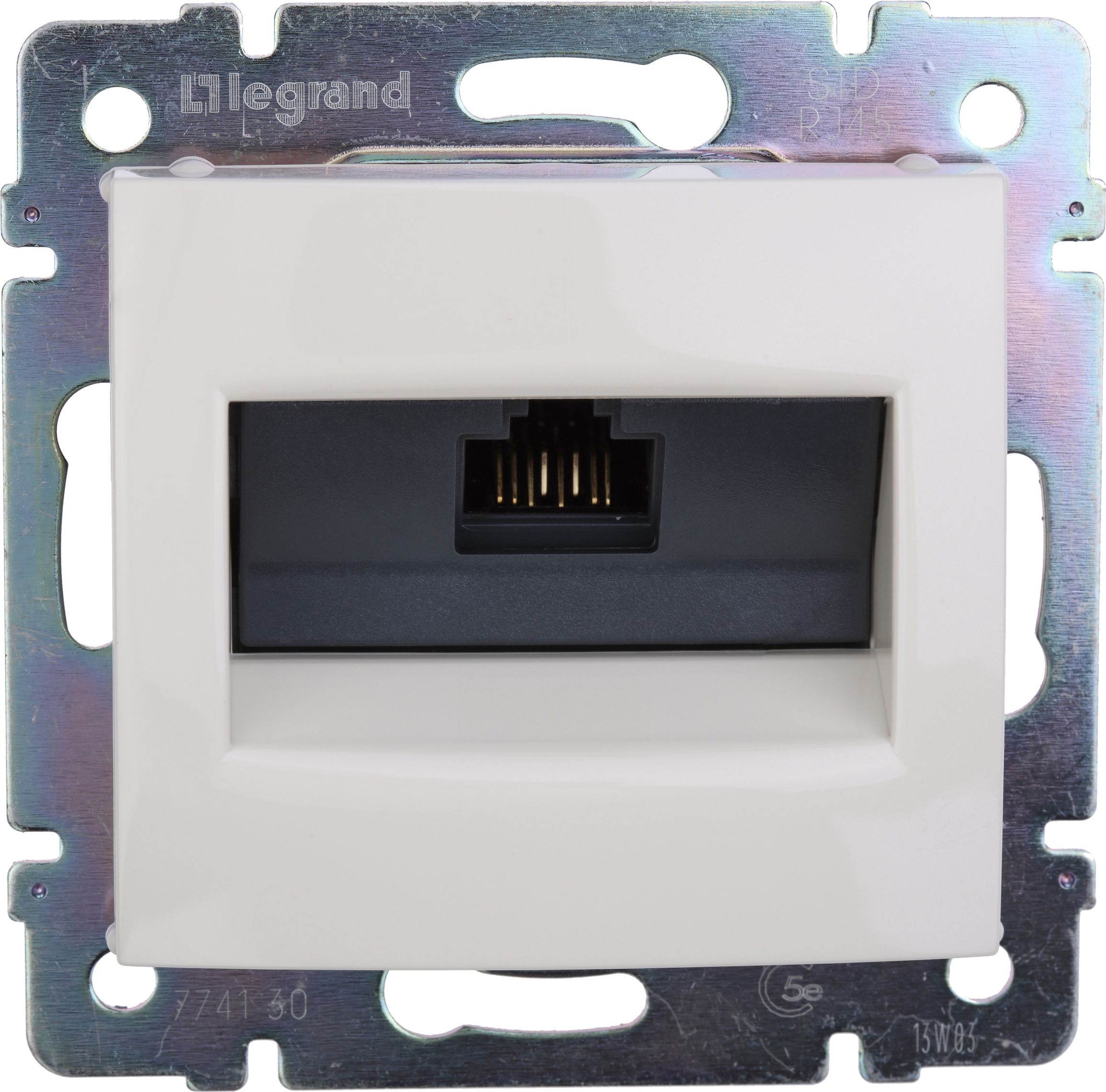 Legrand Gniazdo telefoniczne pojedyncze VALENA 1xRJ45 5e UTP kremowe - 774130