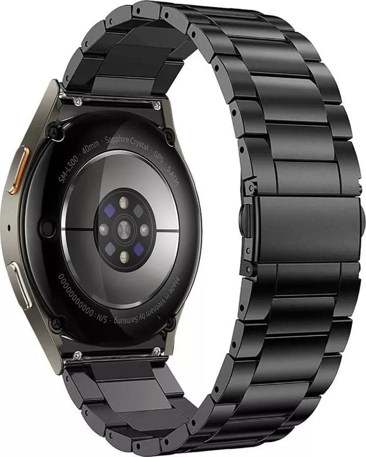 Tech-Protect TECH-PROTECT STAINLESS SAMSUNG GALAXY WATCH 4 / 5 / 5 PRO / 6 / 7 / FE BLACK