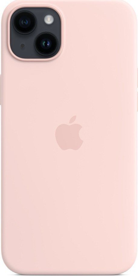 Apple APPLE iPhone 14 Plus Silicone Case with MagSafe - Chalk Pink