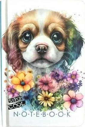 Notatnik 140x95/64K gładki Piesek FRESH