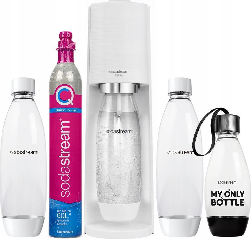Saturator Sodastream Terra Promo Pack Biały