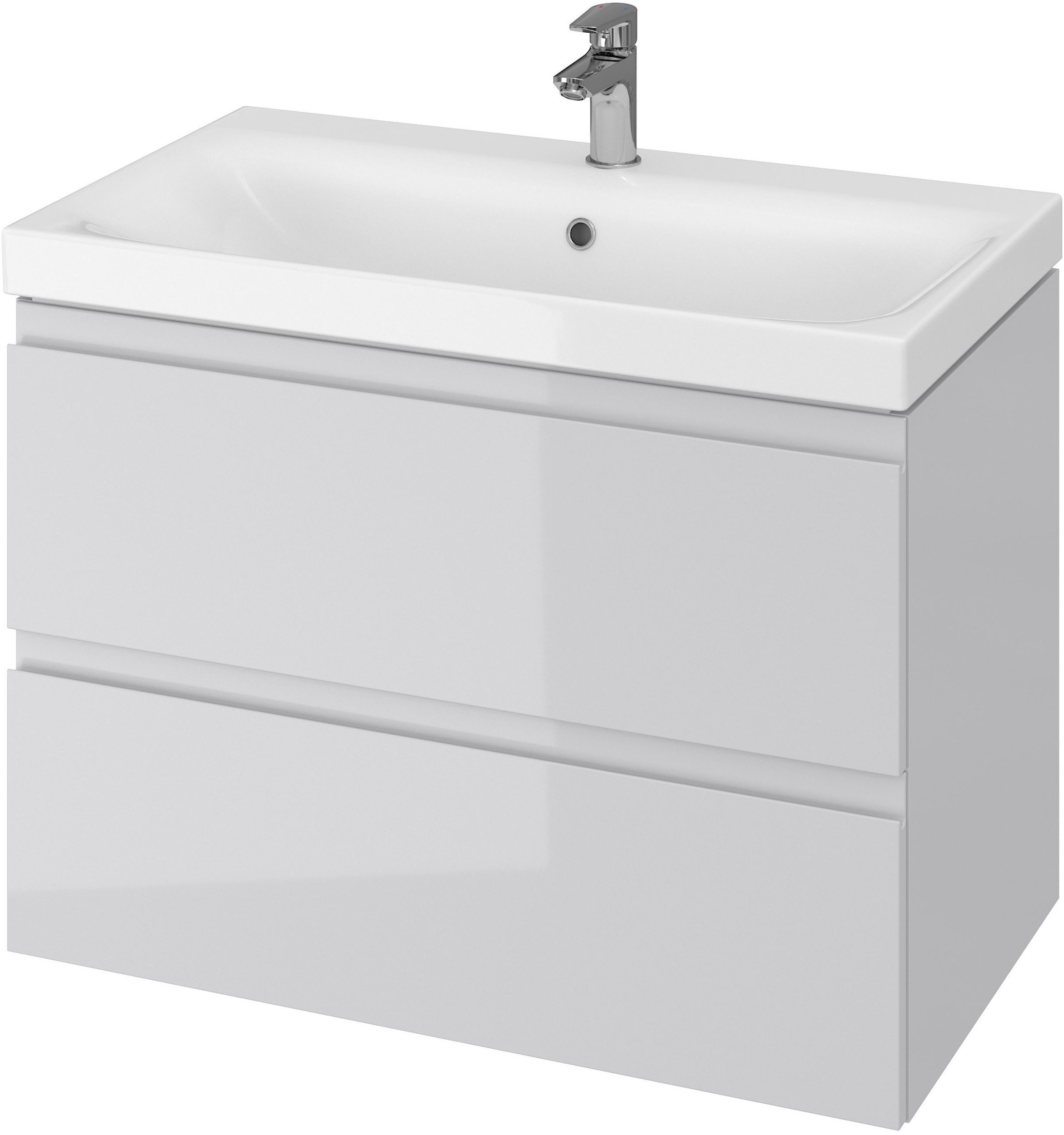 Cersanit Moduo szafka 80 cm podumywalkowa szara S590-007-ECO