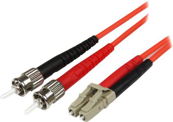 StarTech Patchcord światłowodowy, LC-ST, Multimode 50/125 Duplex, 5m (50FIBLCST5)