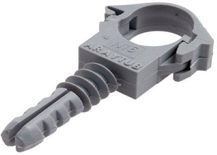 PIPE HOLDER PLASTIC D16 M6 2PCS