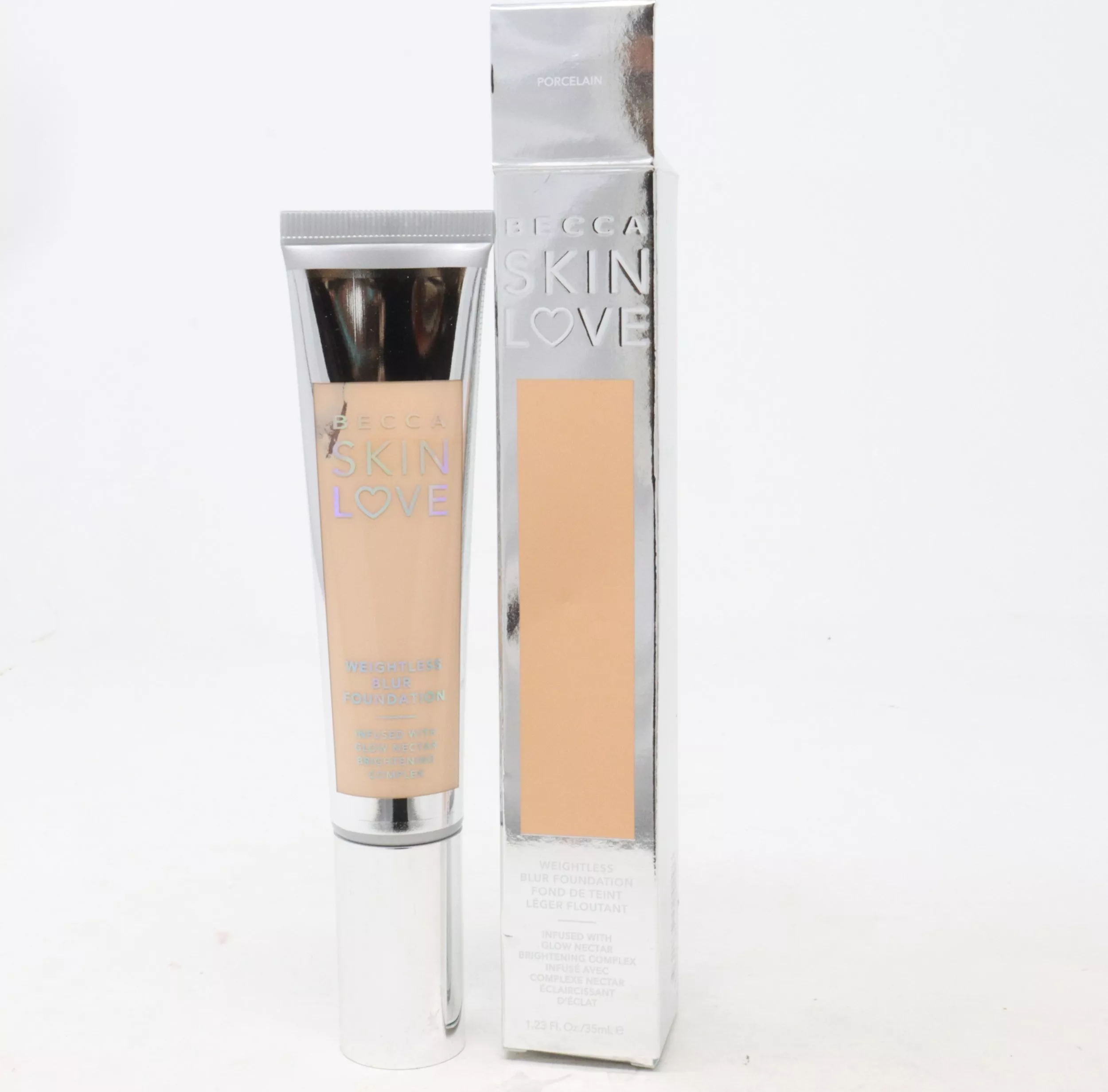 Becca, Skin Love, Dimethicone, Moisturizing, Liquid Foundation, Porcelain, 35 ml For Women