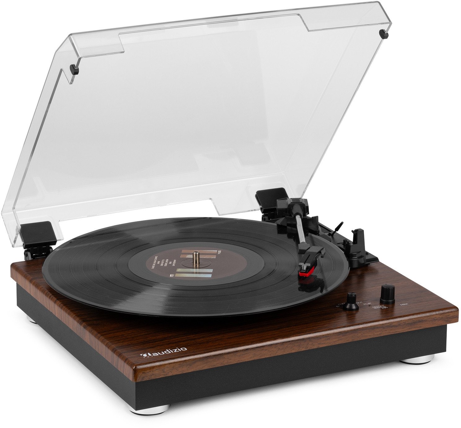 Gramofon Audizio Gramofon RP112D Bluetooth in/out Ciemne Drewno one size