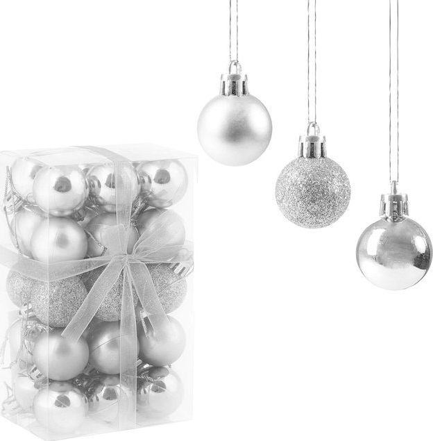Springos Bombki choinkowe 3 cm na choinkę 30 szt. UNIWERSALNY