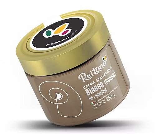 Reitano Bialy krem do smarowania Bianca (bueno) 45% nocciole 250g -