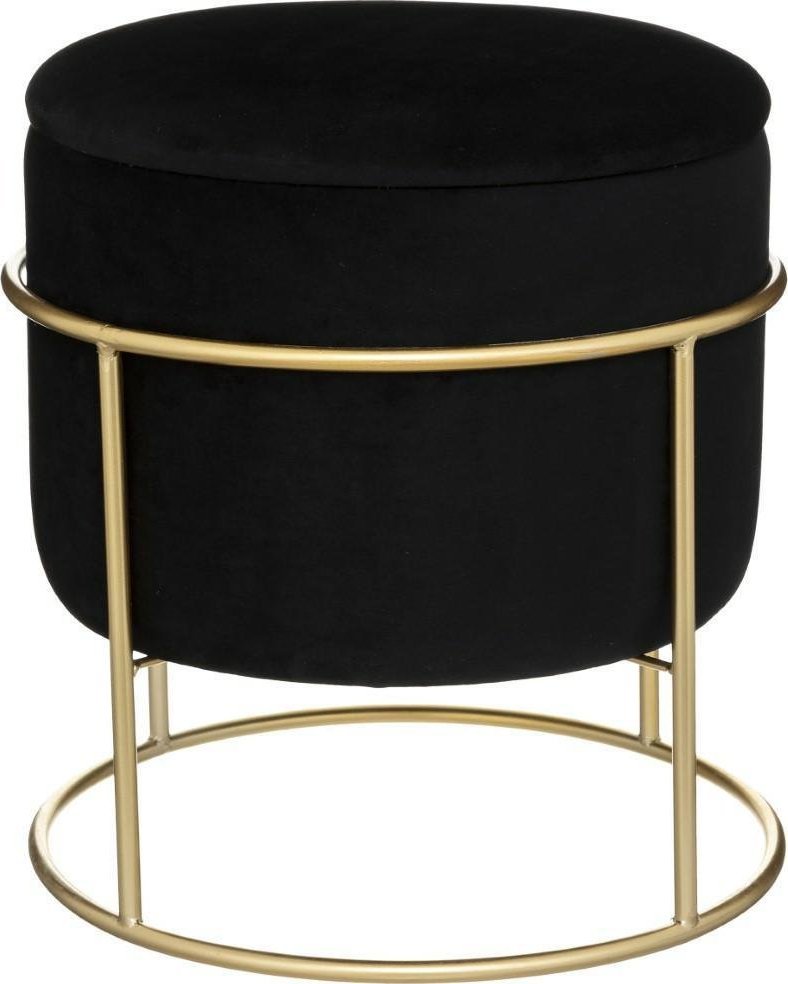 Atmosphera Pufa Eliane czarna