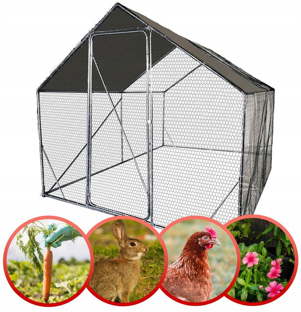 Wybieg klatka 2x3 dla królików zwierząt domowych