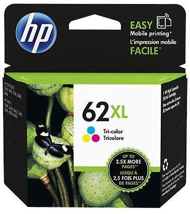 Tusz HP Hewlett Packard (HP) RAŠALO KASETĖS SPALVA NR.62XL/C2P07AE HP