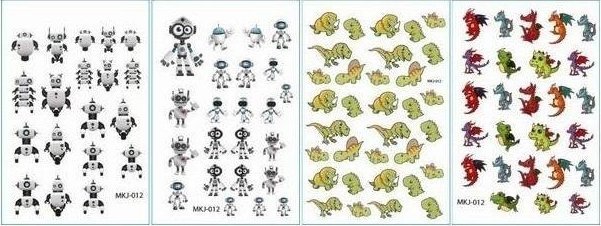 FANDY Naklejki papierowe Mini MKJ-012