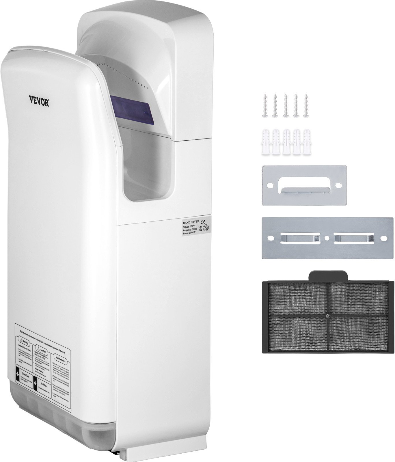 Elektryczna suszarka do rąk automatyczna 2000W