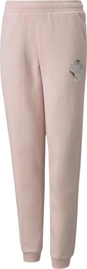 Puma Spodnie dla dzieci Puma Alpha Sweatpants FL różowe 589235 36 164cm
