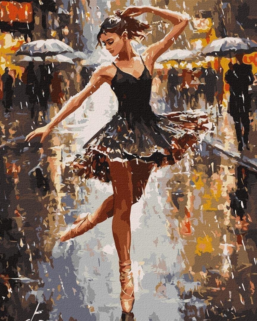 Malowanie po numerach - Gracja deszczu 40x50cm