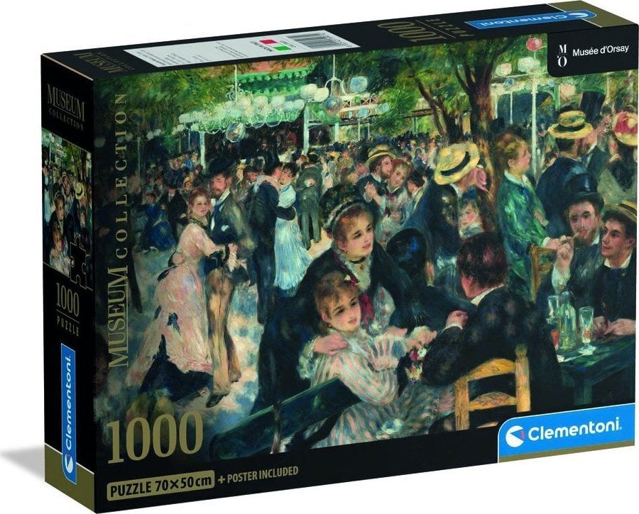 Clementoni Puzzle Compact Museum Renoir - Bal Du Moulin De La 1000 elementów (39971)