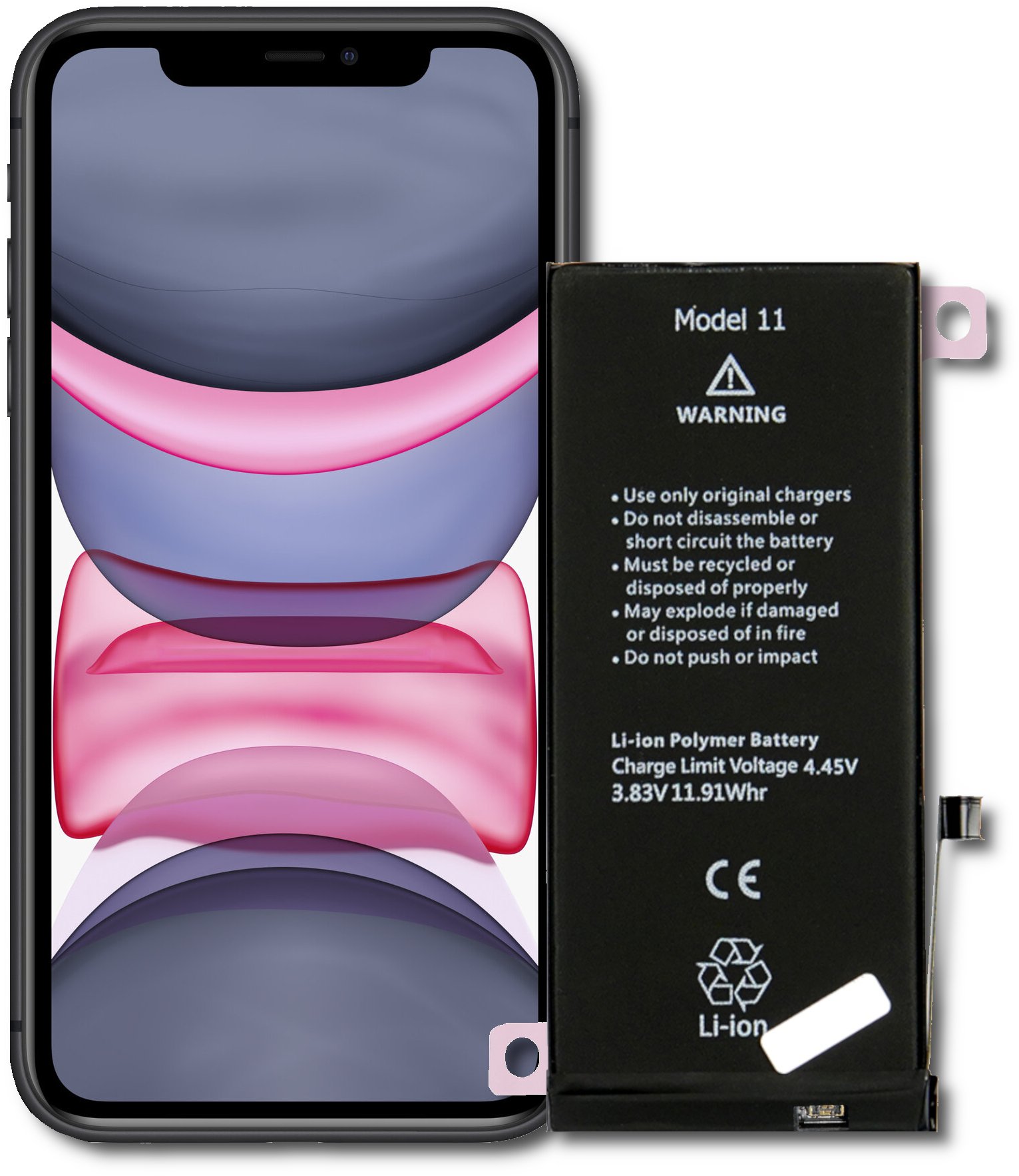 Bateria do iPhone 11 Świeżej Produkcji Nowy Akumlator No Pop-Up 3110 mAh