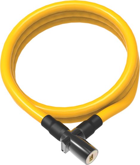 OnGuard Zapięcie rowerowe na klucz 8192YL 8mm 150cm żółte (ONG-8192YL)