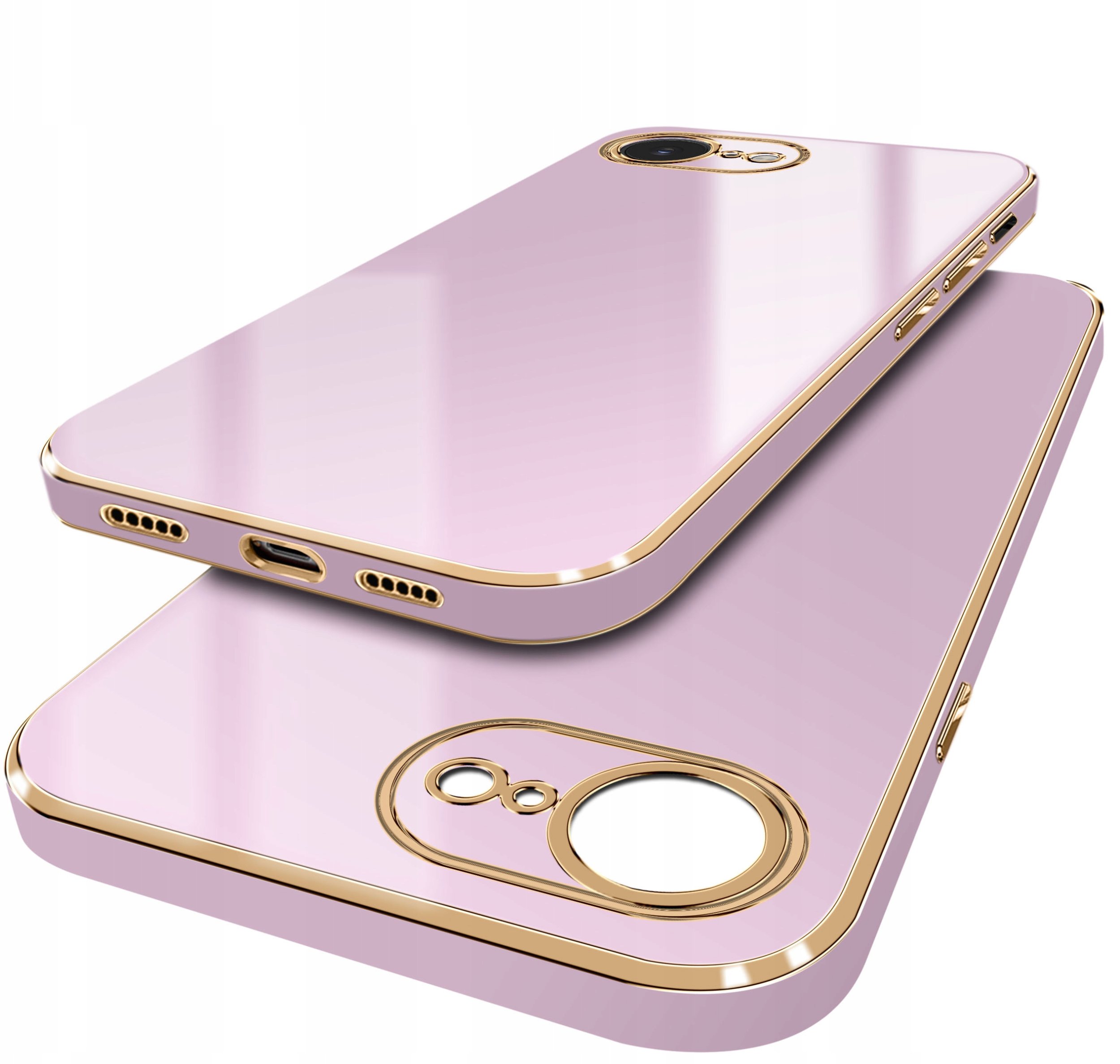 Etui do iPhone 16e SILIKONOWE ELEGANCKIE SLIM + Szkło OCHRONNE 9H