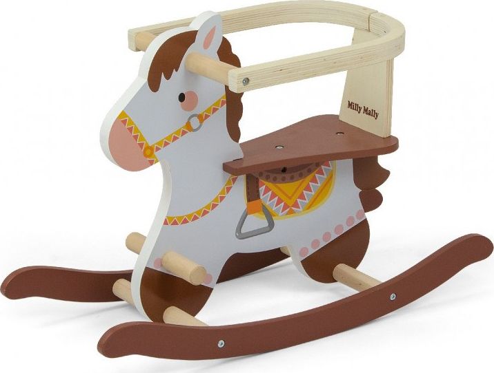 Milly Mally Koń na biegunach Lucky 12 Brown