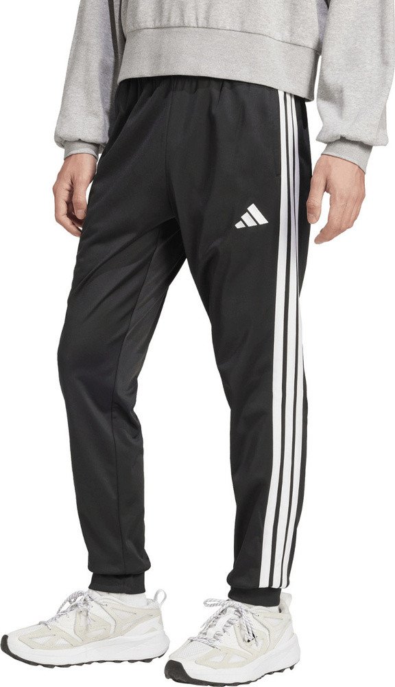Adidas Spodnie męskie adidas 3-Stripes Tricot Regular Tapered black JI8809 M